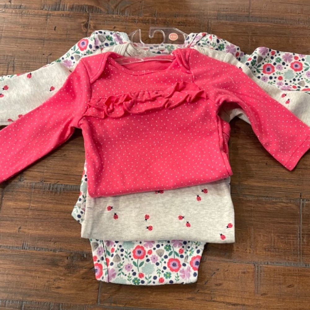 Long sleeve girl onesies - SOLD